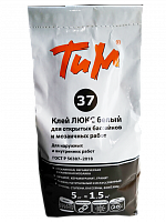 ТиМ №37, Клей ЛЮКС белый для открытых бассейнов и мозаичных работ, 5 кг